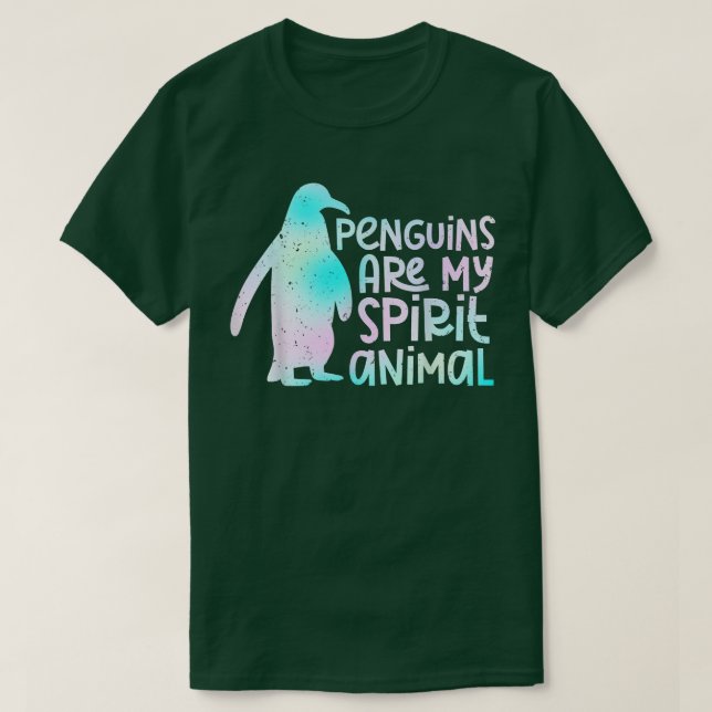 T-shirt Penguin Tshirt, Funny Penguin T , Penguin Lover  (Design devant)
