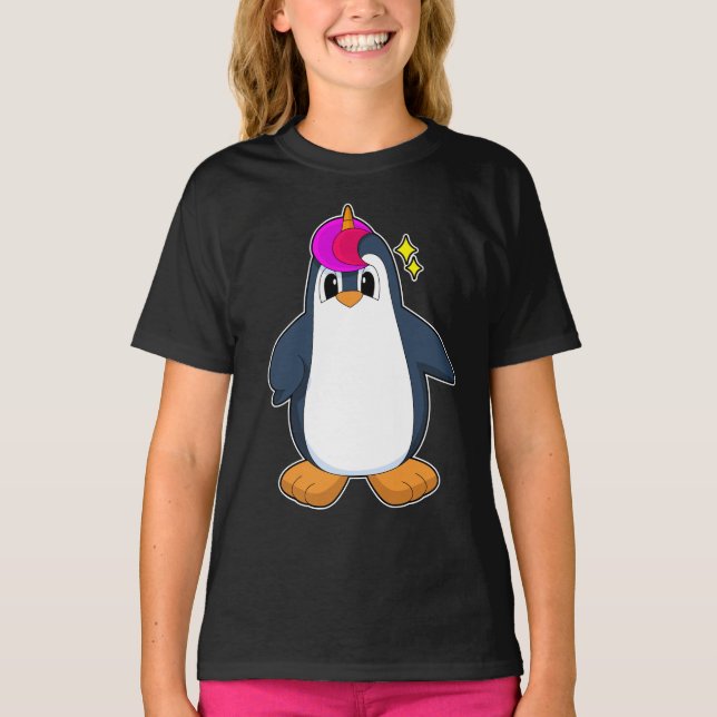 T-shirt Penguin Unicorn (Devant)