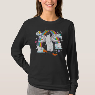 T-shirt Penguincorn Cute Antarctique animal Rainbow Pengui