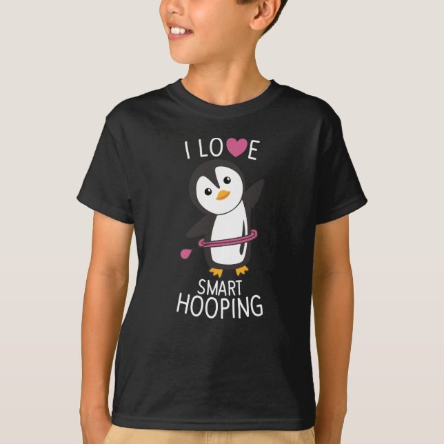 T-shirt Penguins Le Hullern Smart Hooping Sport Penguin (Devant)