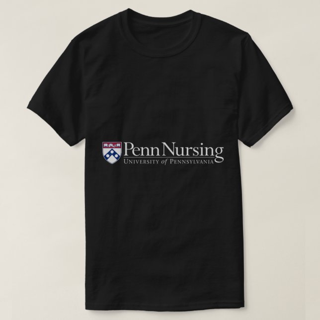 T-shirt Penn Quakers Apparel School of Nuring (Design devant)