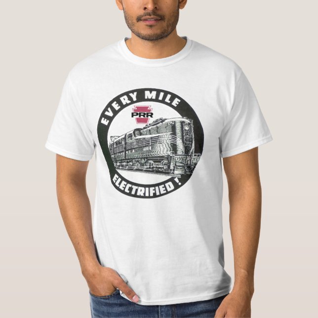 T-shirt Pennsylvania Railroad Locomotive GG-1 #4800  (Devant)