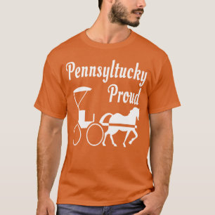 T-shirt Pennsylvanie Amish Horse Et Buggy Pennsyltuckfu