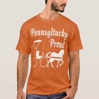 T-shirt Pennsylvanie Amish Horse Et Buggy Pennsyltuckfu