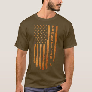T-shirt Pennsylvanie Rustic Right Bear Arms Second Amen