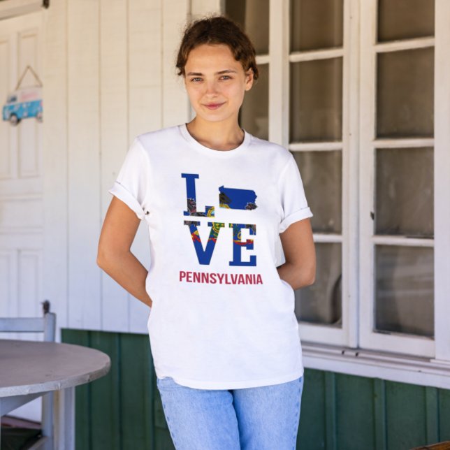 T-shirt Pennsylvanie State Love USA (Créateur téléchargé)