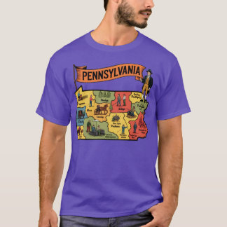 T-shirt Pennsylvanie - Tourisme Vintage