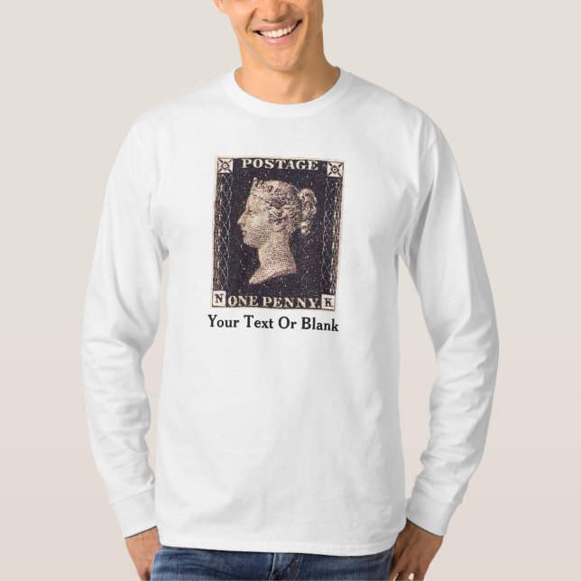 T-shirt Penny Black Postage Timbre (Devant)