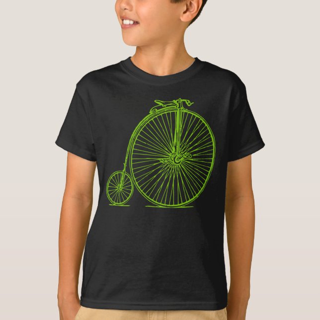 T-shirt Penny Farthing - Martian Green (Devant)