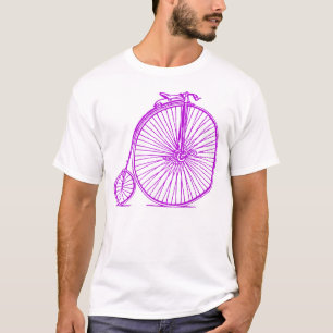 T-shirt Penny Farthing - Purple