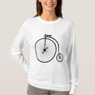 T-shirt Penny Farthing Vélo Roues
