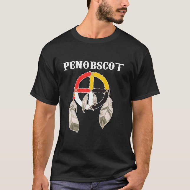 T-shirt Penobscot Tribe Penawapskewi Native American Medic (Devant)