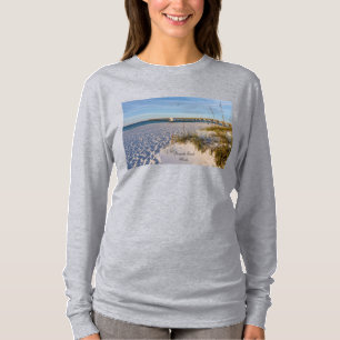 T-shirt Pensacola Dunes de sable Quai matin long manches