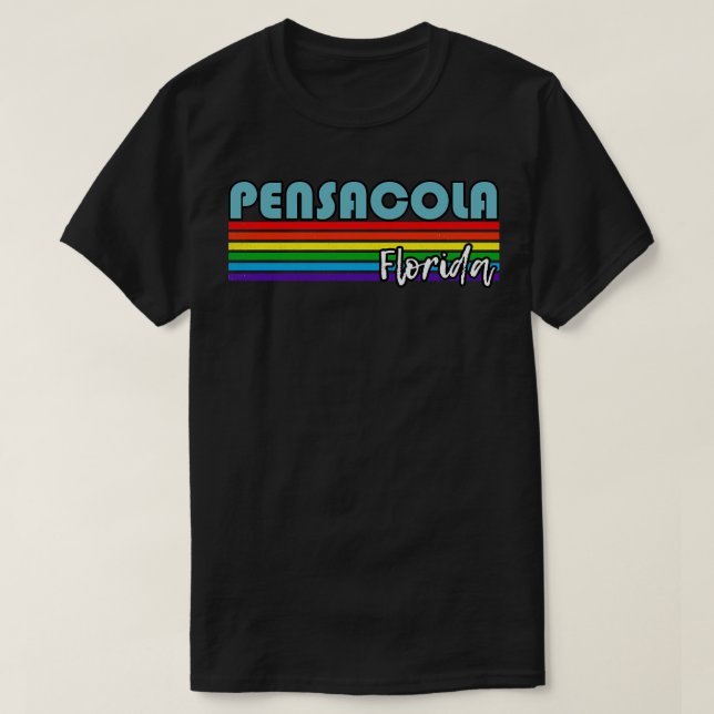 T-shirt Pensacola Florida Pride Pensacola LGBT Cadeau LGBT (Design devant)