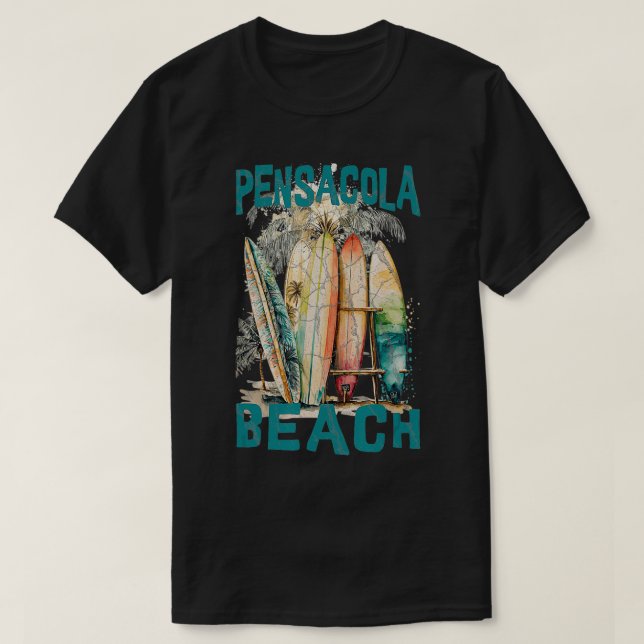 T-shirt Pensacola Floride (Design devant)