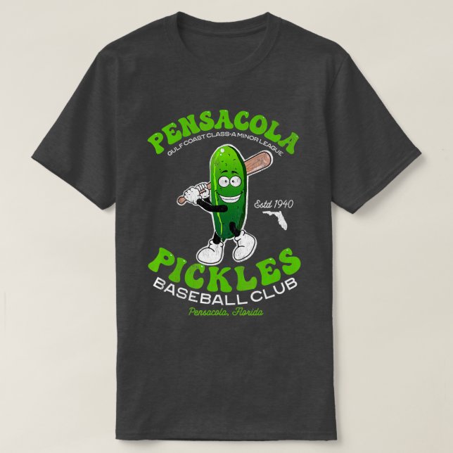 T-shirt Pensacola Pickles Minor League Retro Baseball Team (Design devant)
