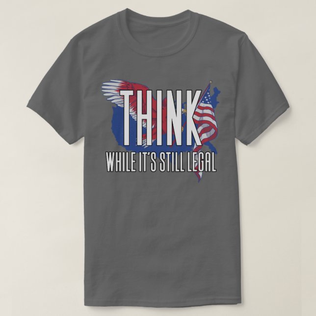 T-shirt Pense Que Son Droit Reste Légal4 (Design devant)