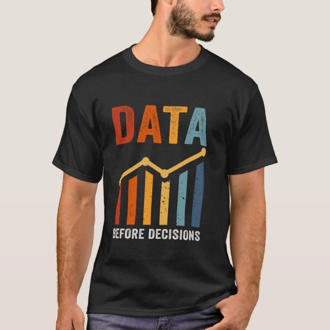T-shirt Pensée Analytique Données Avant Décisions (Devant)