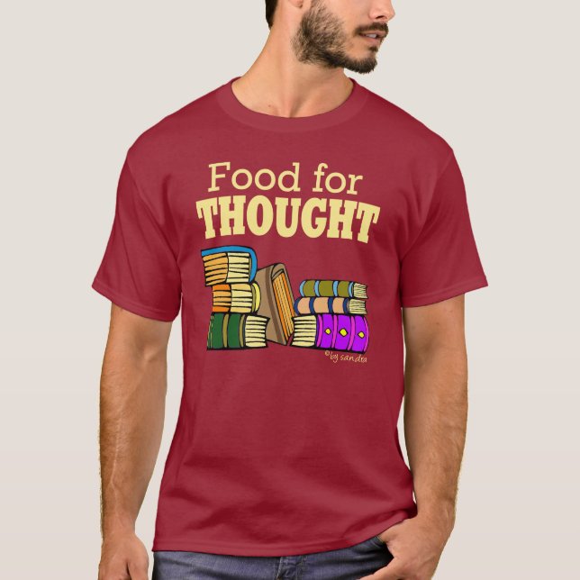 T-shirt Pensée de la nourriture 4 (Devant)