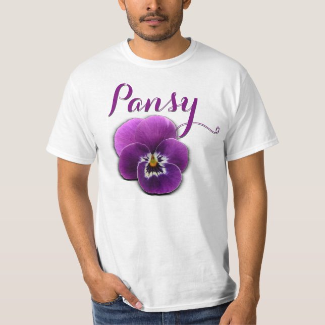 T-shirt Pensée pourpre (Devant)