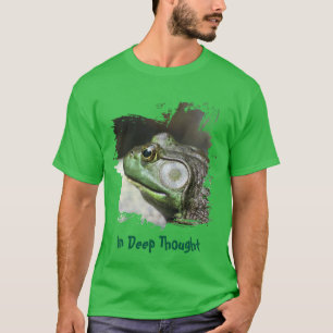 T-shirt Pensées de grenouille drôles