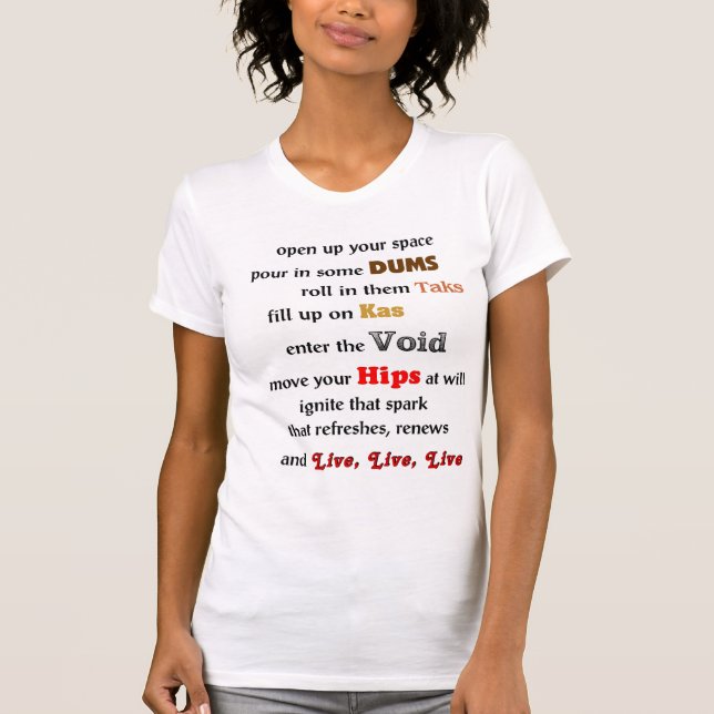 T-shirt Pensées de Sharqi (Devant)