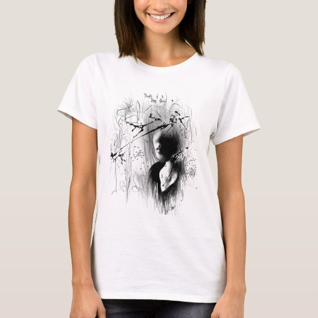 T-shirt Pensées d'un athée de mort (Devant)