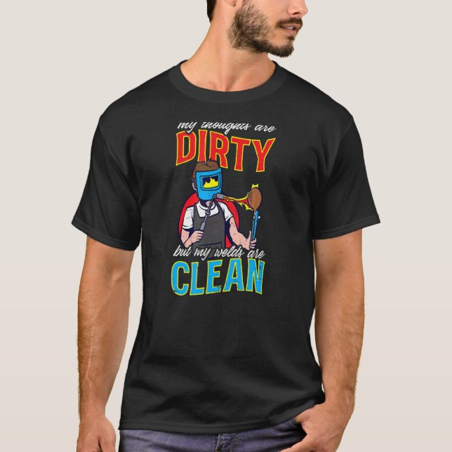 T-shirt Pensées Sauvage, Mais Soudure Propre (Devant)