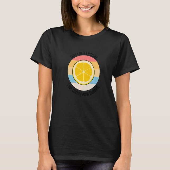 T-shirt Penser à la citronnelle Fruits d'agrumes (Devant)