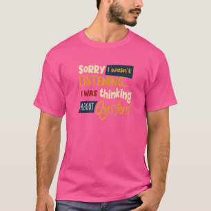 T-shirt Penser à Oysters Chef de fruits de mer Dit