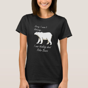 T-shirt Penser à propos des ours polaires Wilderness Adven