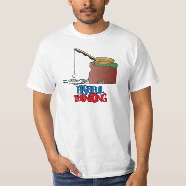 T-shirt Penser amusant Pêche (Devant)