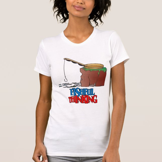 T-shirt Penser amusant Pêche (Devant)