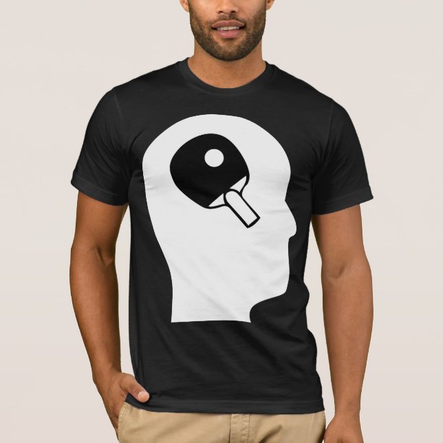 T-shirt Penser au ping-pong (Devant)