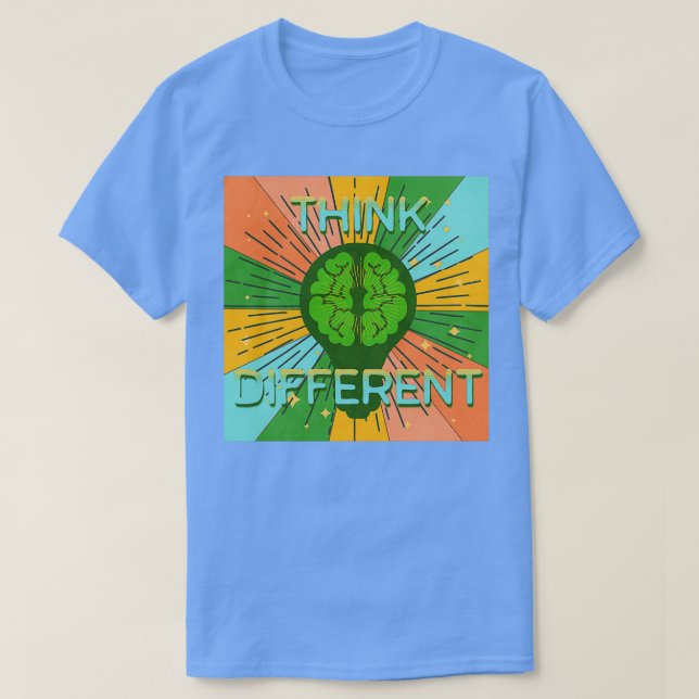 T-shirt Penser différemment (Design devant)