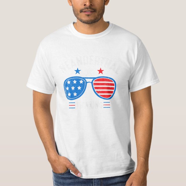 T-shirt Penser drôle États-Unis (Devant)