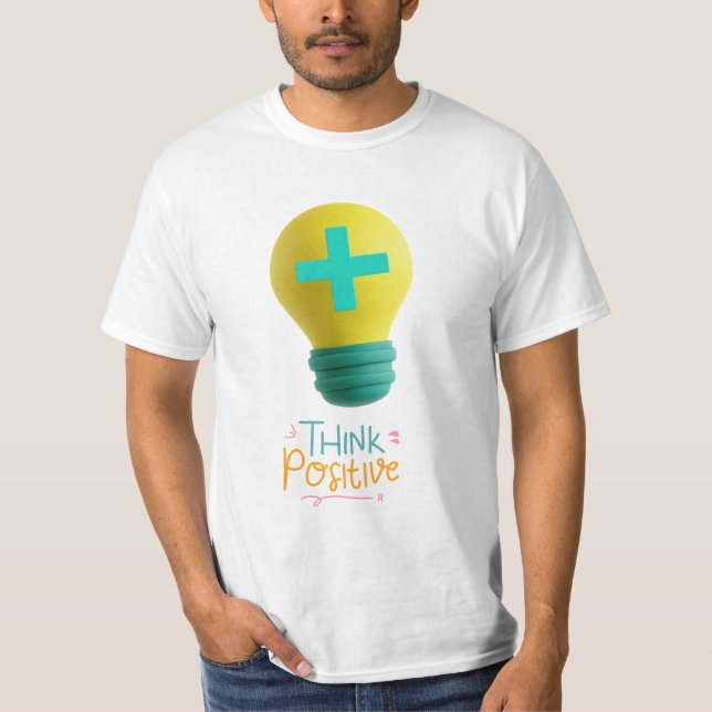 T-shirt Penser positif (Devant)