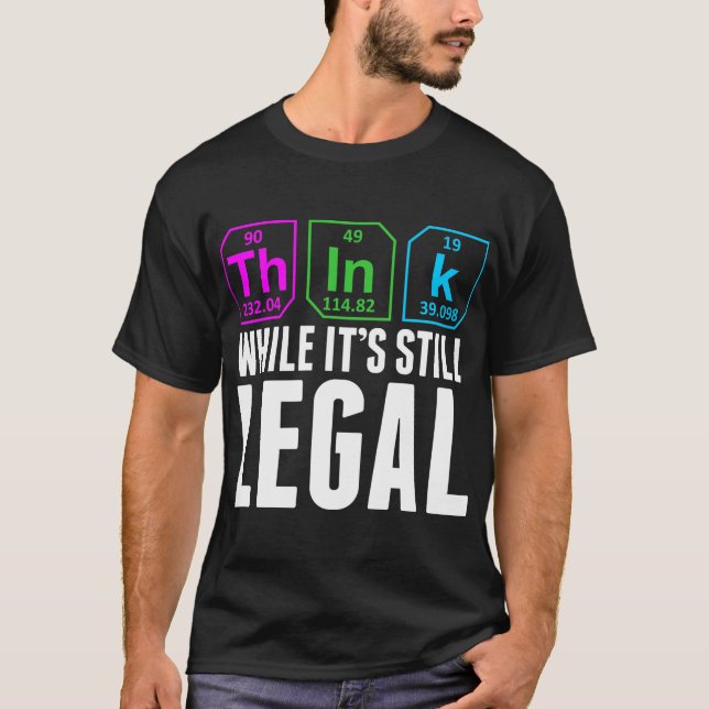 T-shirt Penser Qu'Il Reste De La Chimie En Sciences Juridi (Devant)