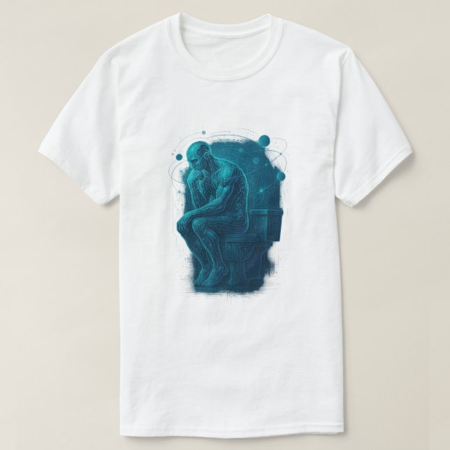 T-shirt Penseur de notre époque (Design devant)