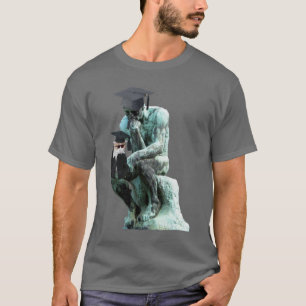 T-shirt Penseur licencié personnalisable drôle
