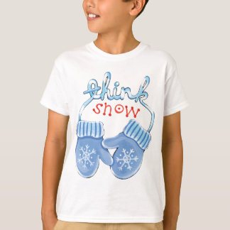 T-shirt Pensez à la neige Mittens