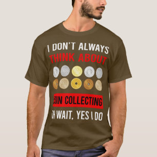 T-shirt Pensez à la pièce Collecte Collecte Collecteur Col