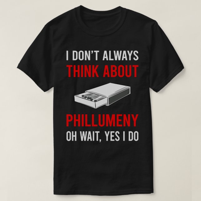 T-shirt Pensez à Phillumeny Phillumenism Matchbox Match (Design devant)