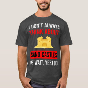T-shirt Pensez Au Château De Sand