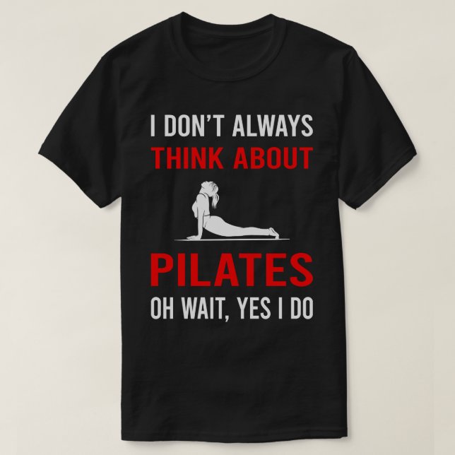 T-shirt Pensez aux Pilates (Design devant)