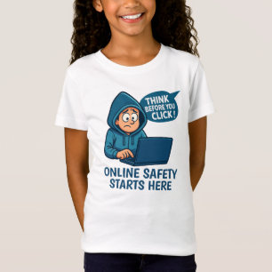 T-Shirt Pensez avant de cliquer - Sensibilisation à la séc