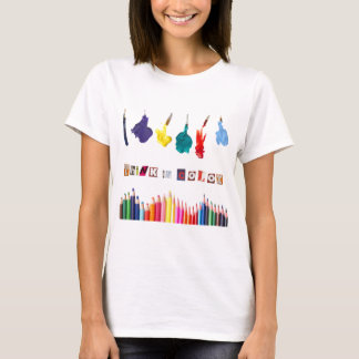 T-shirt pensez en couleurs