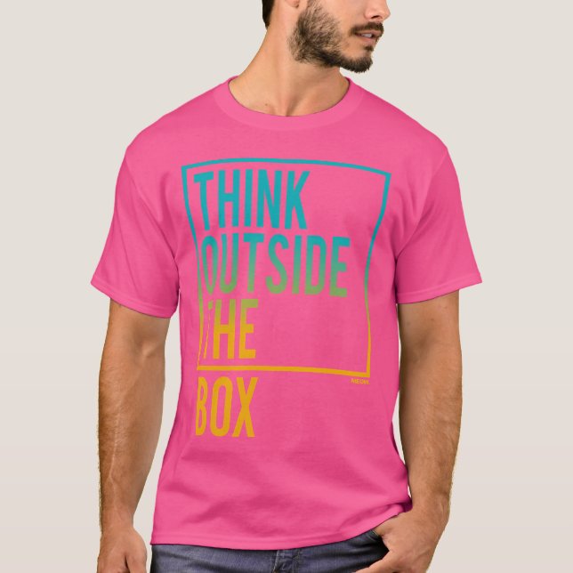 T-shirt Pensez en dehors du Bo boy (Devant)