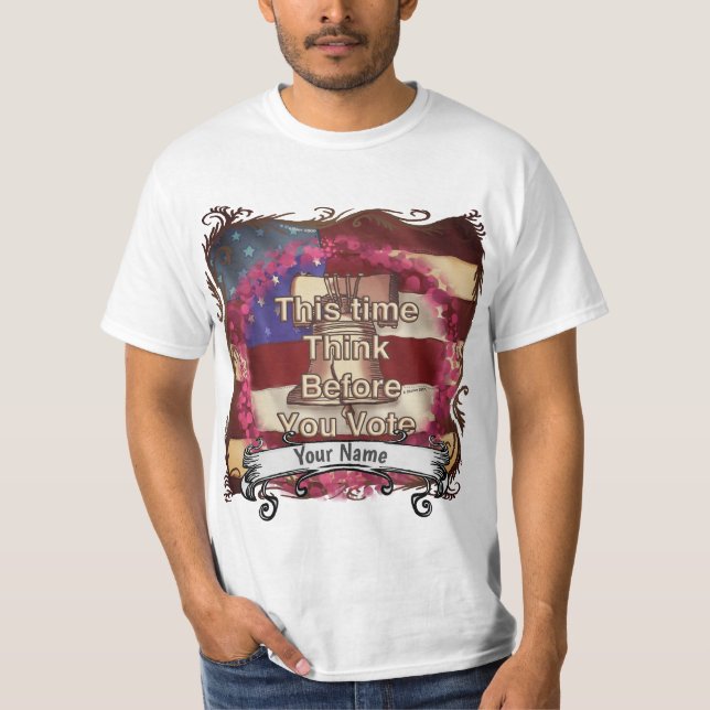 T-shirt Pensez et Votez  (Devant)