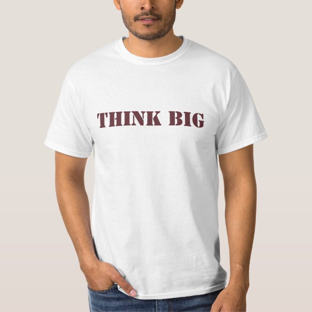 T-SHIRT PENSEZ GRAND  (Devant)